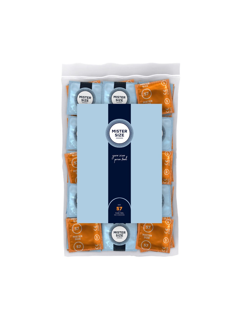 MISTER SIZE - CONDOM SIZE L 57 MM (100 UNITS) MISTER SIZE - CONDOM SIZE L 57 MM (100 UNITS)