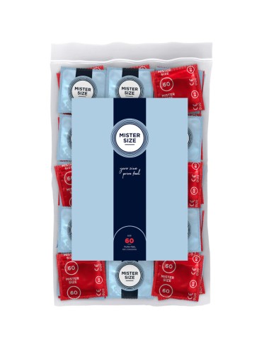 MISTER SIZE - CONDOM SIZE XL 60 MM (100 UNITS)