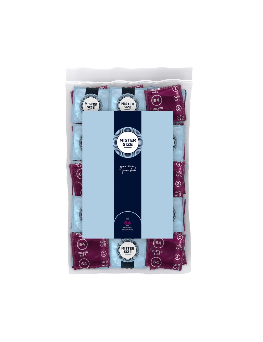 MISTER SIZE - CONDOMS SIZE XXL 64 MM (100 UNITS) MISTER SIZE - CONDOMS SIZE XXL 64 MM (100 UNITS)