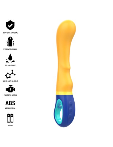 INTENSE - SHAGGY G-SPOT VIBRATOR YELLOW