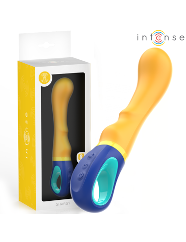 INTENSE - SHAGGY G-SPOT VIBRATOR YELLOW