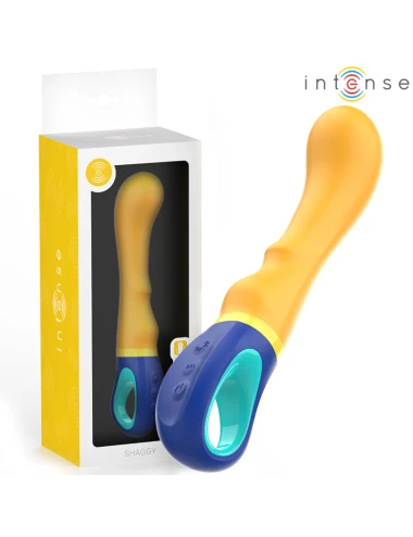 INTENSE - SHAGGY G-SPOT VIBRATOR YELLOW