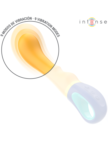 INTENSE - SHAGGY G-SPOT VIBRATOR YELLOW