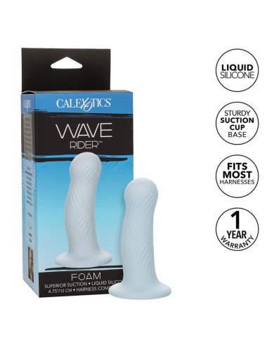 CALEXOTICS - WAVE RIDER FOAM ANAL PLUG BLUE