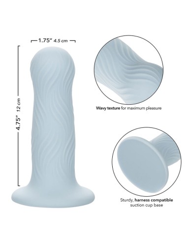 CALEXOTICS - WAVE RIDER FOAM ANAL PLUG BLUE
