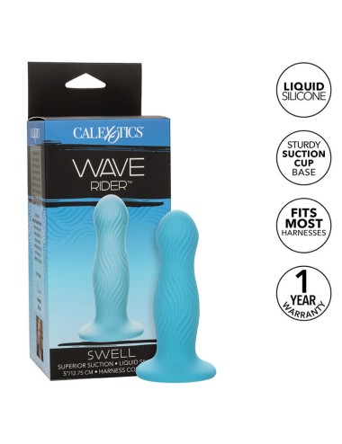 CALEXOTICS - WAVE RIDER SWELL ANAL PLUG BLUE