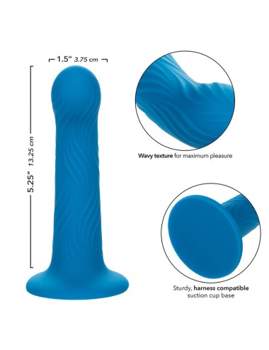 CALEXOTICS - WAVE RIDER RIPPLE ANAL PLUG BLUE