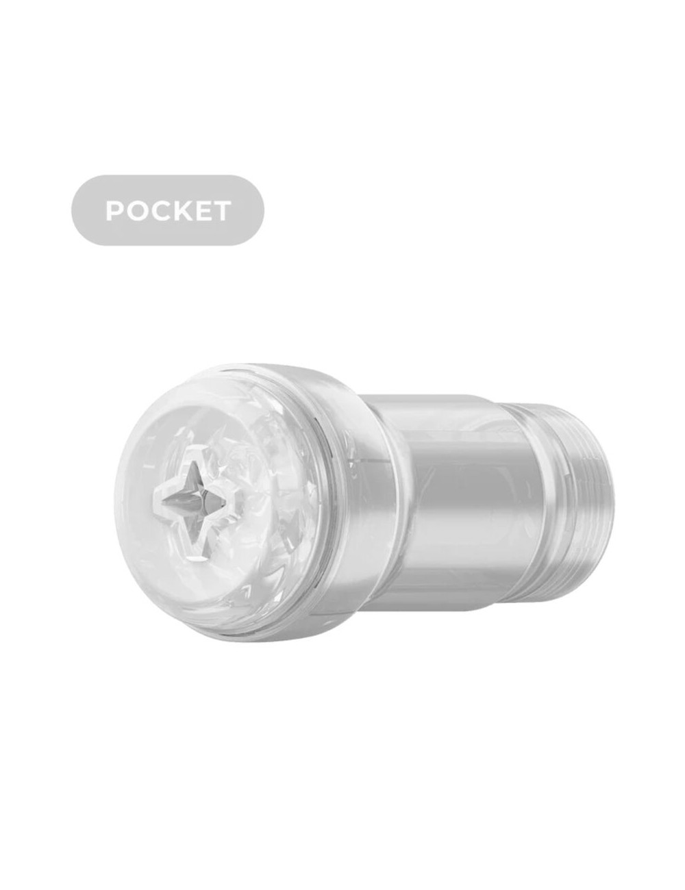 KIIROO - FEEL POCKET STROKER CRYSTAL BY KIIROO TRANSPARENT KIIROO - FEEL POCKET STROKER CRYSTAL BY KIIROO TRANSPARENT