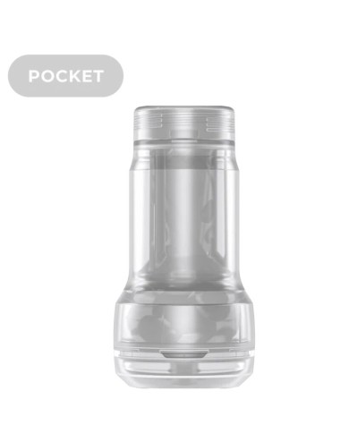 KIIROO - FEEL POCKET STROKER CRYSTAL BY KIIROO TRANSPARENT