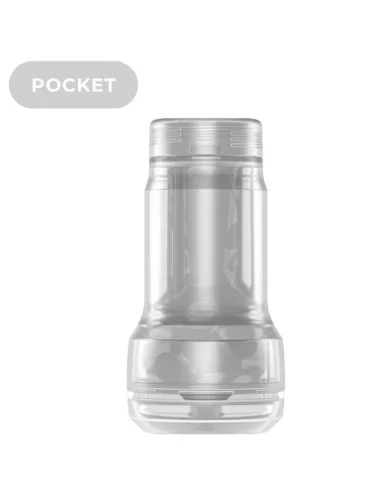KIIROO - FEEL POCKET STROKER CRYSTAL BY KIIROO TRANSPARENT