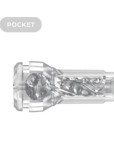 KIIROO - FEEL POCKET STROKER CRYSTAL BY KIIROO TRANSPARENT