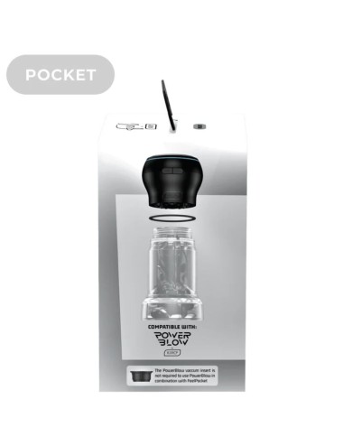 KIIROO - FEEL POCKET STROKER CRYSTAL BY KIIROO TRANSPARENT