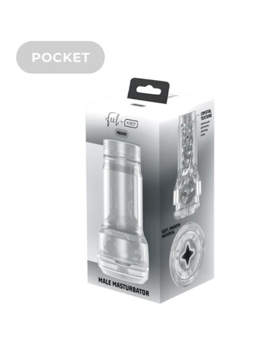 KIIROO - FEEL POCKET STROKER CRYSTAL BY KIIROO TRANSPARENT