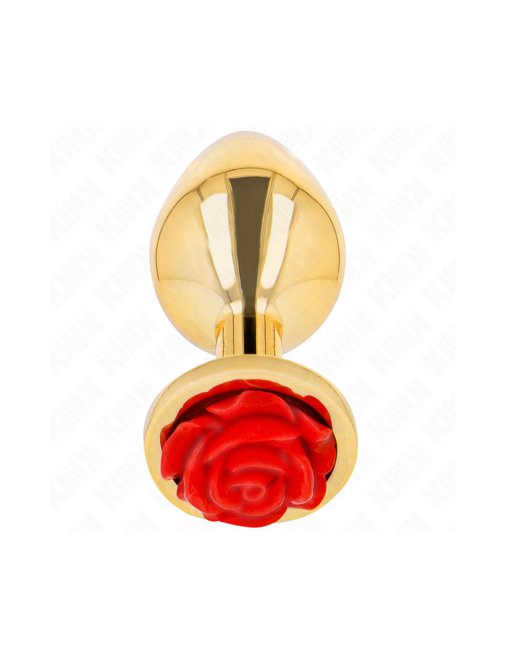 KINK -  PLUG ANAL GOLD ROSE RED SIZE M