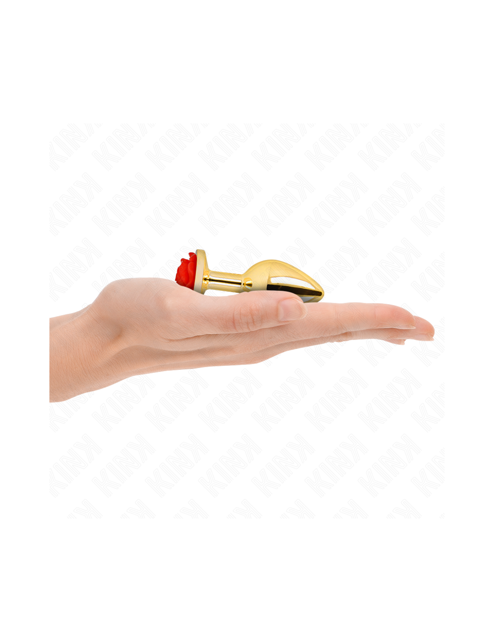 KINK -  PLUG ANAL GOLD ROSE RED SIZE S