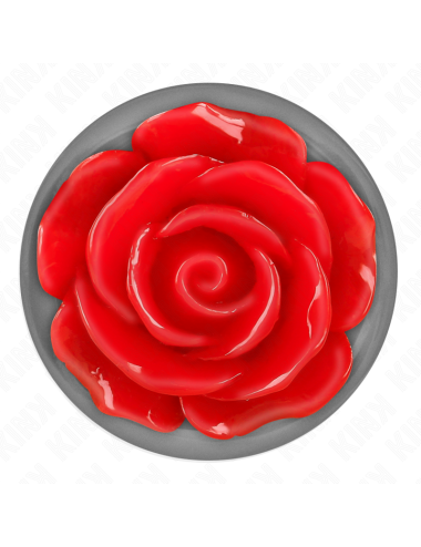 KINK - PLUG ANAL ROSE RED SIZE L