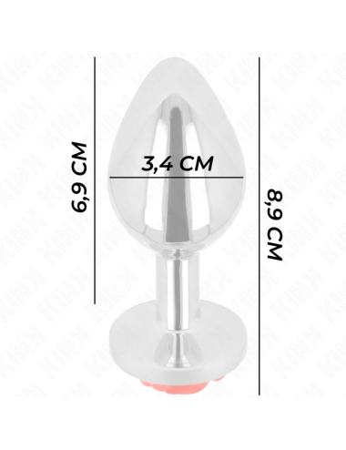 KINK - PLUG ANAL ROSE RED SIZE M
