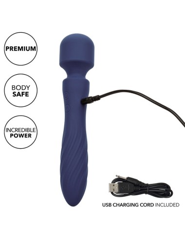 CALEXOTICS - CHARISMA MYSTIQUE MASSAGER DUAL MOTORS 12 FUNCTIONS 20,5 CM X 4.5 CM PURPLE