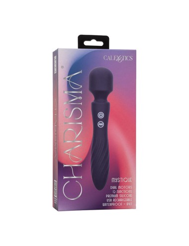 CALEXOTICS - CHARISMA MYSTIQUE MASSAGER DUAL MOTORS 12 FUNCTIONS 20,5 CM X 4.5 CM PURPLE