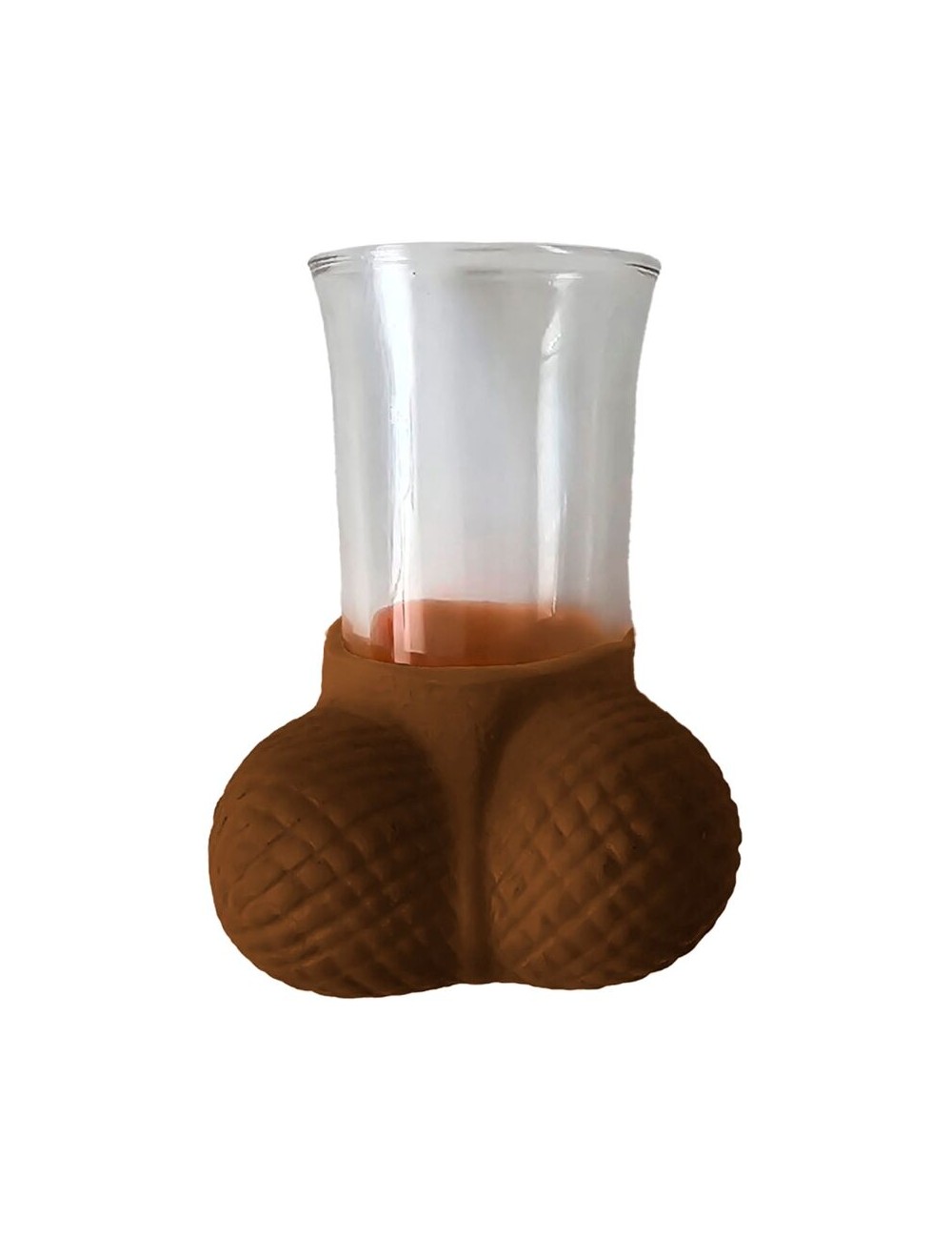 DIABLO PICANTE - CRYSTAL SHOT GLASS WITH MULATO EGGS