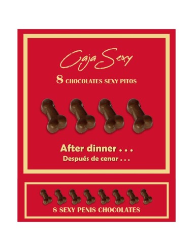 DIABLO PICANTE - BOX OF 8 PENIS-SHAPED CHOCOLATES
