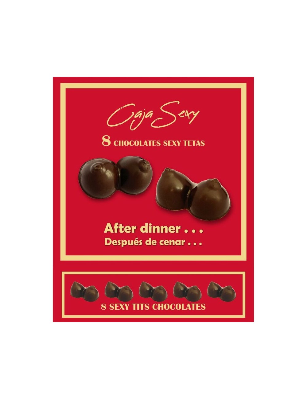 DIABLO PICANTE - 8 SEXY TITS CHOCOLATES