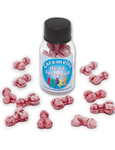 DIABLO PICANTE - 12 YOUTH CANDIES PENIS SHAPE STRAWBERRY/CHERRY
