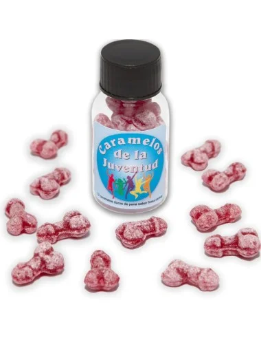 DIABLO PICANTE - 12 YOUTH CANDIES PENIS SHAPE STRAWBERRY/CHERRY