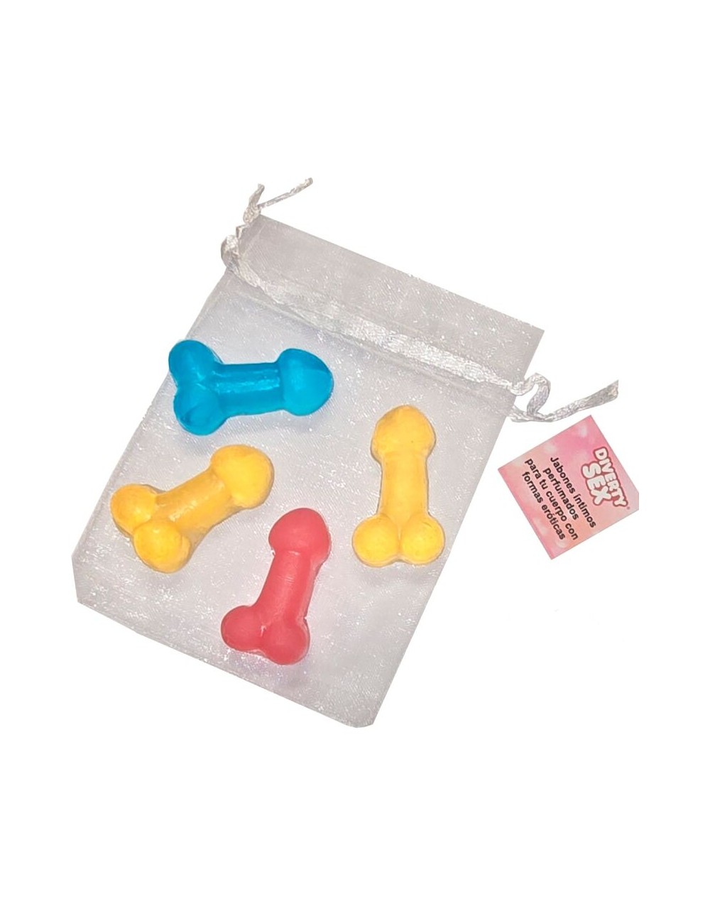 DIABLO PICANTE - 4 MINI SCENTED SOAPS IN THE SHAPE OF PENIS