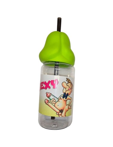 DIABLO PICANTE - PENIS SHAPED 360 ML BABY BOTTLE GREEN
