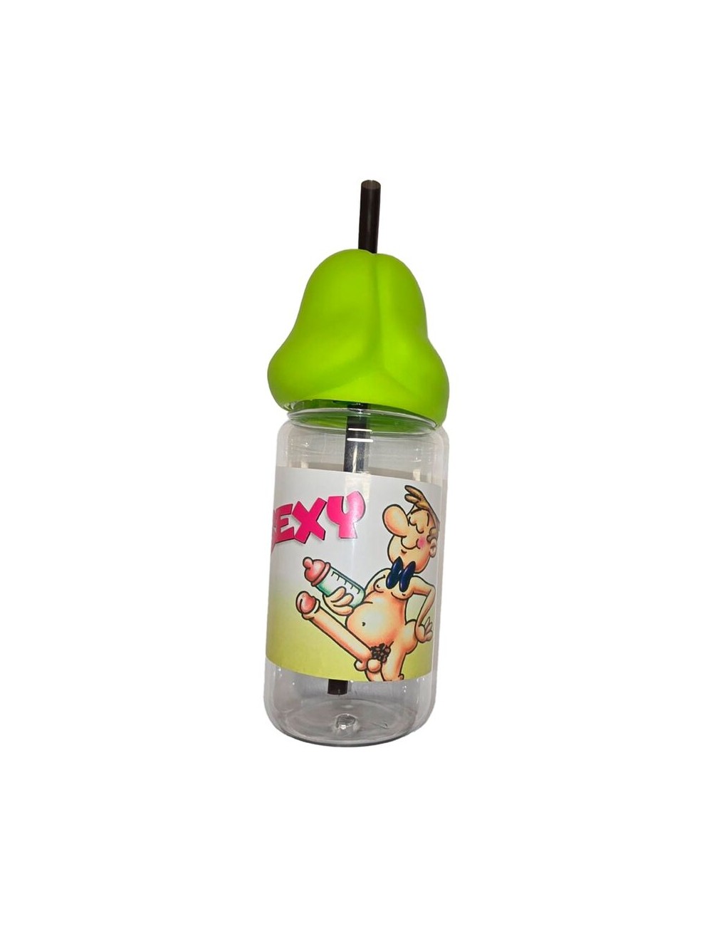 DIABLO PICANTE - PENIS SHAPED 360 ML BABY BOTTLE GREEN