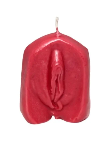 DIABLO PICANTE - VAGINA SHAPED CANDLE RED