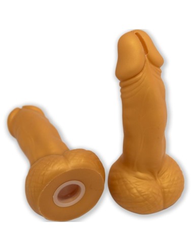 DIABLO PICANTE - PENIS SHAPED PIGGY BANK 22.5 CM GOLD