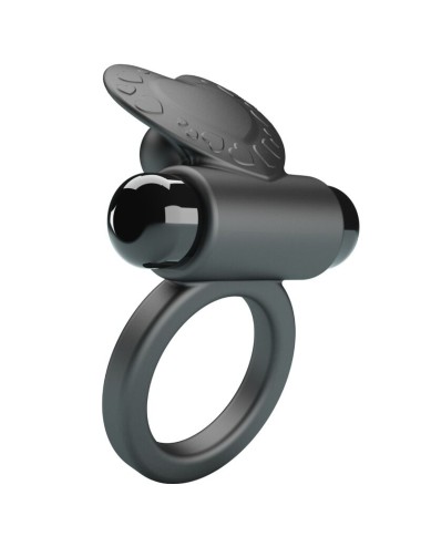 PRETTY LOVE - DEBONAIRE VIBRATING RING RABBIT 10 VIBRATIONS BLACK