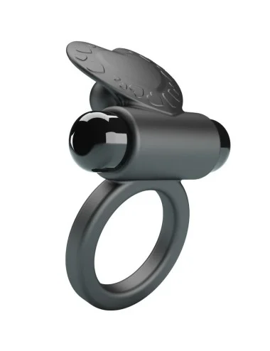 PRETTY LOVE - DEBONAIRE VIBRATING RING RABBIT 10 VIBRATIONS BLACK