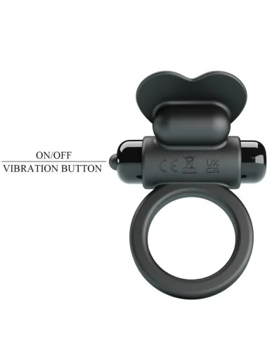 PRETTY LOVE - DEBONAIRE VIBRATING RING RABBIT 10 VIBRATIONS BLACK