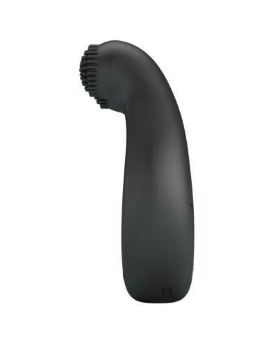 PRETTY LOVE - DAHLIA VIBRATING RING + CLITORIS STIMULATOR 12 VIBRATIONS BLACK