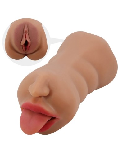CRAZY BULL - SARAH DOUBLE MASTURBATOR MOUTH & VAGINA FLESH