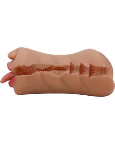 CRAZY BULL - SARAH DOUBLE MASTURBATOR MOUTH & VAGINA FLESH