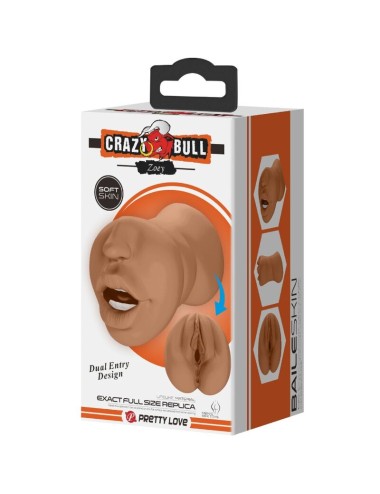 CRAZY BULL - ZOEY DOUBLE MASTURBATOR MOUTH & VAGINA FLESH
