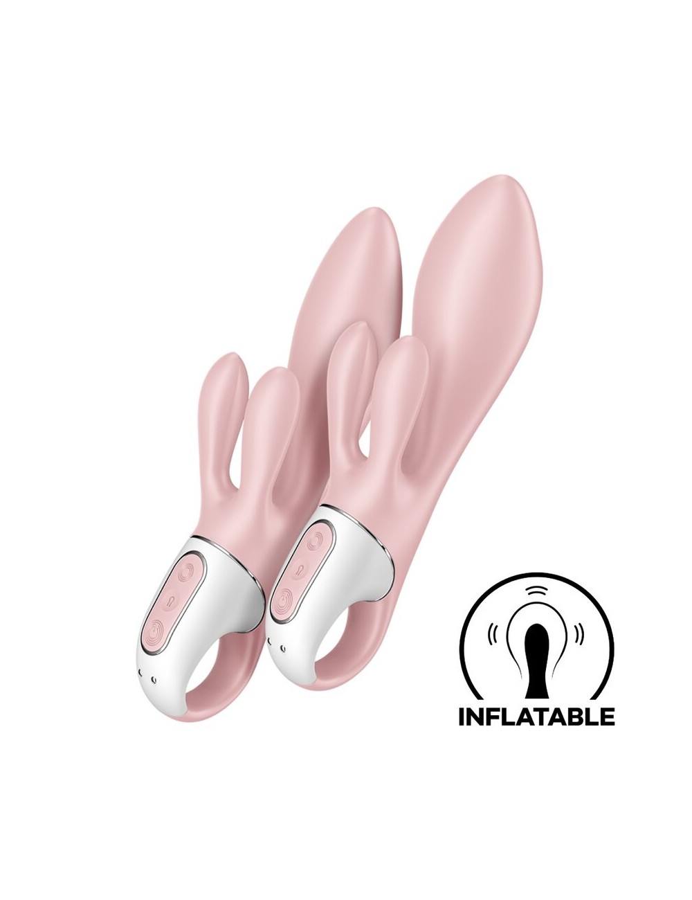 SATISFYER - AIR PUMP BUNNY 3 INFLATABLE RABBIT VIBRATOR PINK