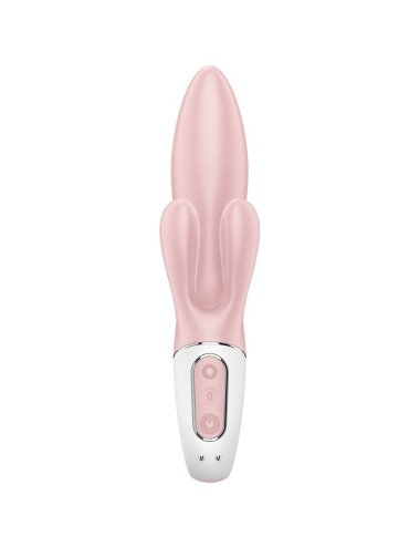 SATISFYER - AIR PUMP BUNNY 3 INFLATABLE RABBIT VIBRATOR PINK