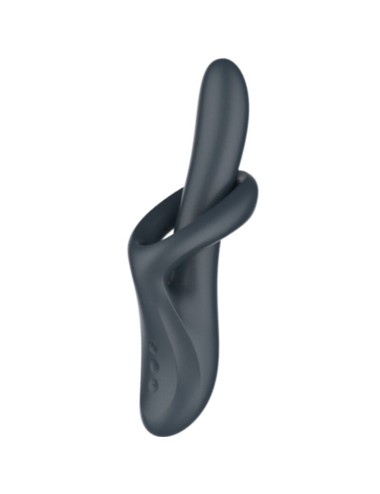 SATISFYER - HEAT FLEX 4 HEAT EFFECT VIBRATOR 12 VIBRATIONS GREY