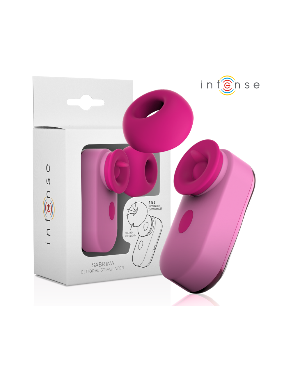 INTENSE - SABRINA CLIT STIMULATOR PINK INTENSE - SABRINA CLIT STIMULATOR PINK