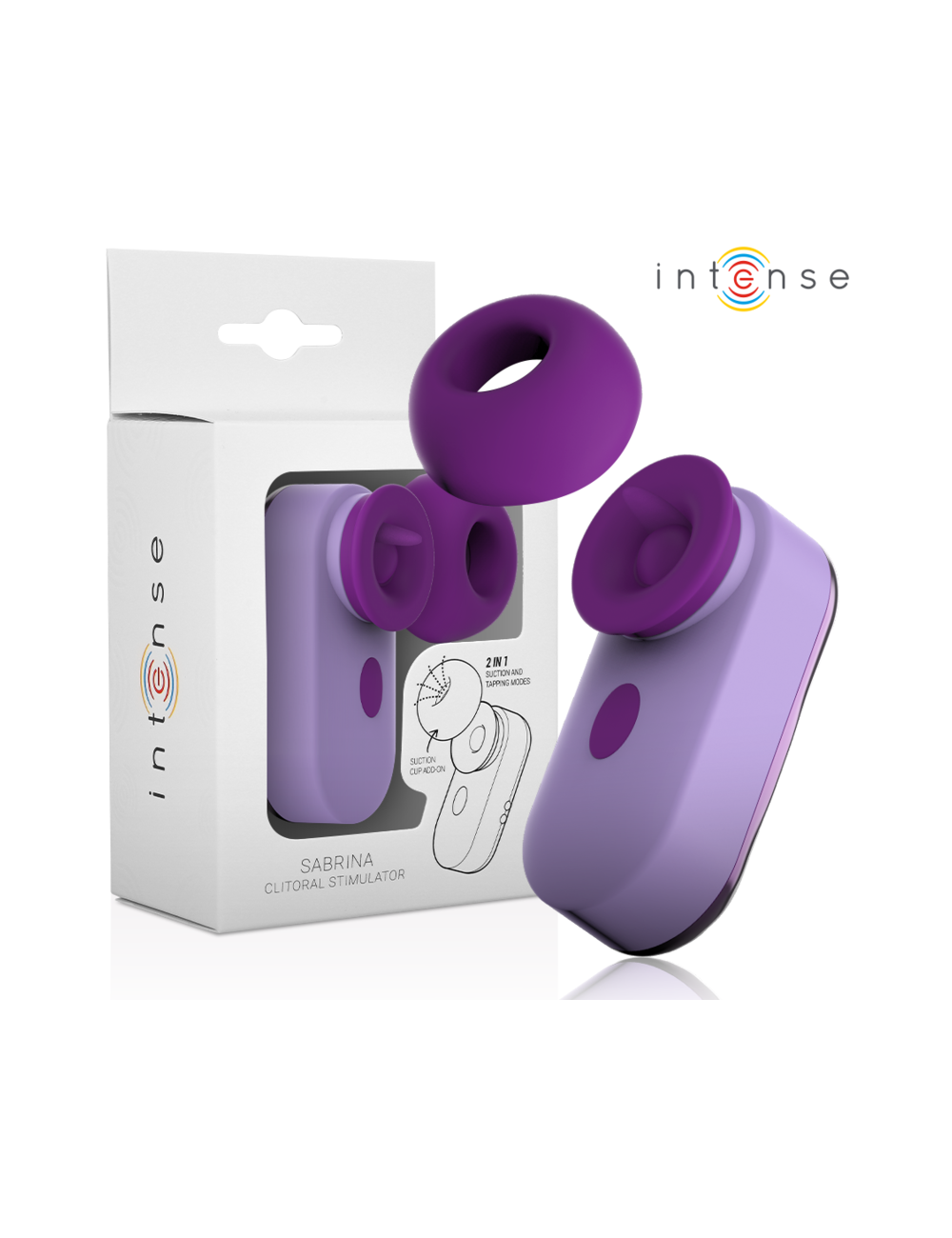INTENSE - SABRINA CLIT STIMULATOR PURPLE