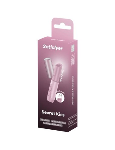 SATISFYER - SECRET KISS WAVE CLITORIS STIMULATOR PINK