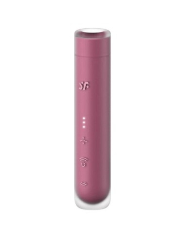 SATISFYER - FIRST KISS WAVE CLITORIS STIMULATOR GARNET