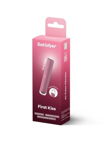 SATISFYER - FIRST KISS WAVE CLITORIS STIMULATOR GARNET