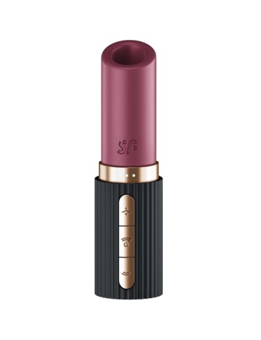 SATISFYER - PRO 2 KISS WAVE CLITORIS STIMULATOR GARNET / BLACK