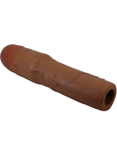 PRETTY LOVE - KYLIAN PENIS SLEEVE WITH 7.6 CM EXTENSION MULATTO